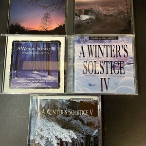 Various Artists - A Winter's Solstice Set Of 5 CDs Holiday Windham Hill Records